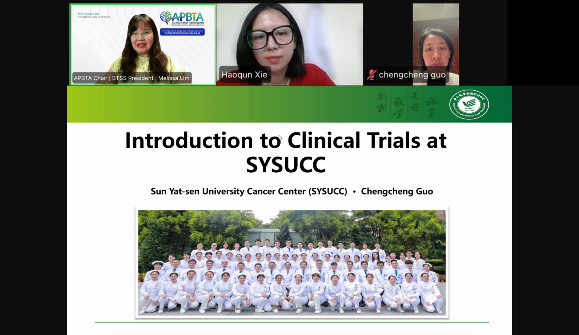 Exploring Brain Cancer Clinical Trials with Sun Yat-sen University Cancer Centre